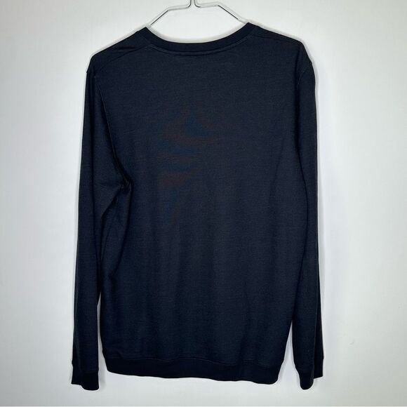 Travis Mathew‎ Black with Purple Trim Long Sleeve Top Size Large - Picture 3 of 7